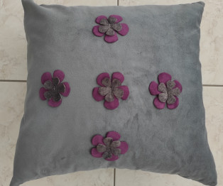 Cushions blue purple light