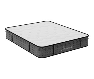 Στρώμα Diamond pakoworld pocket spring+gel memory foam 25-27cm 150x200εκ