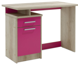 Γραφείο παιδικό Looney pakoworld χρώμα castillo-ροζ 100x55x75εκ