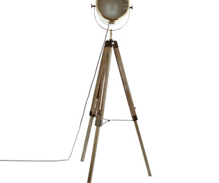 Adjustable floor lamp Mads pakoworld E27 bronze-brown 62.5x57x150cm