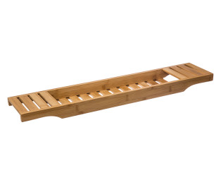 Bath tray rack Seli pakoworld bamboo natural 15x70x4.5cm
