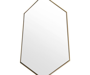 Five-door wardrobe Luna pakoworld with mirror in astra color 220x52x200cm