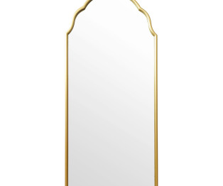 Five-door wardrobe Luna pakoworld with mirror in astra color 220x52x200cm
