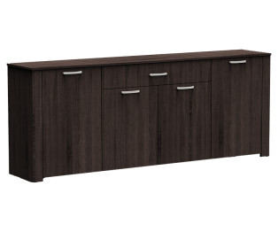 Μπουφές Kinley pakoworld grey-wenge 210x40x82εκ