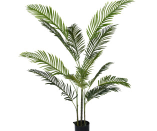Διακοσμητικό φυτό Areca ΙΙ σε γλάστρα Inart πράσινο pp Υ150εκ