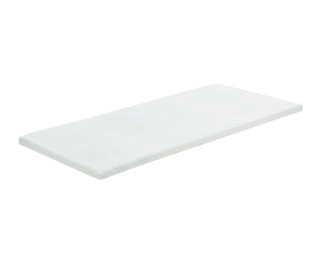 Ανώστρωμα Casmeriane pakoworld λευκό ύφασμα-memory foam 90x190x5εκ