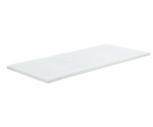 Ανώστρωμα Casmeriane pakoworld roll pack λευκό ύφασμα-memory foam 120x200x5εκ